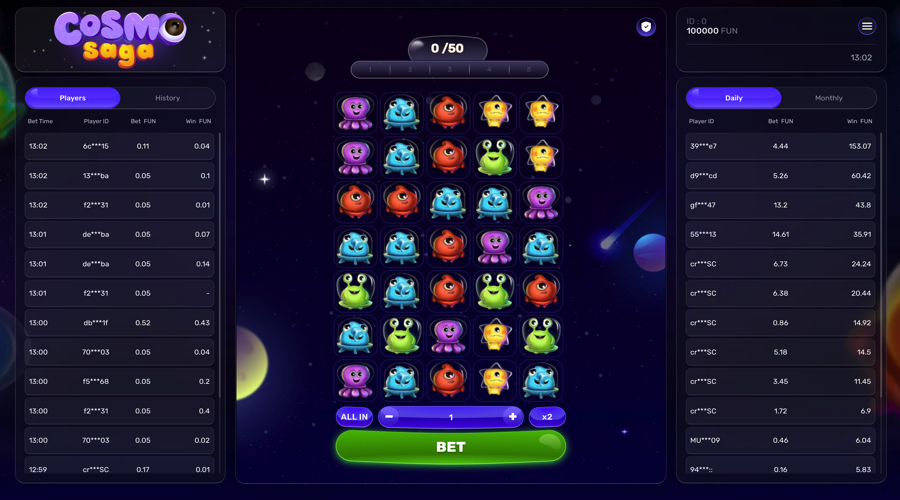 Cosmo Saga game demo by Galaxsys