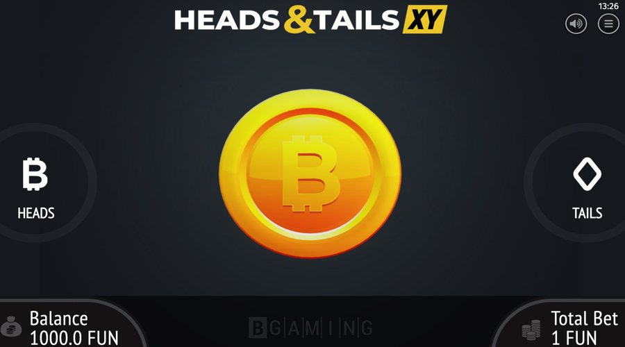 Heads & Tails XY game by BGaming