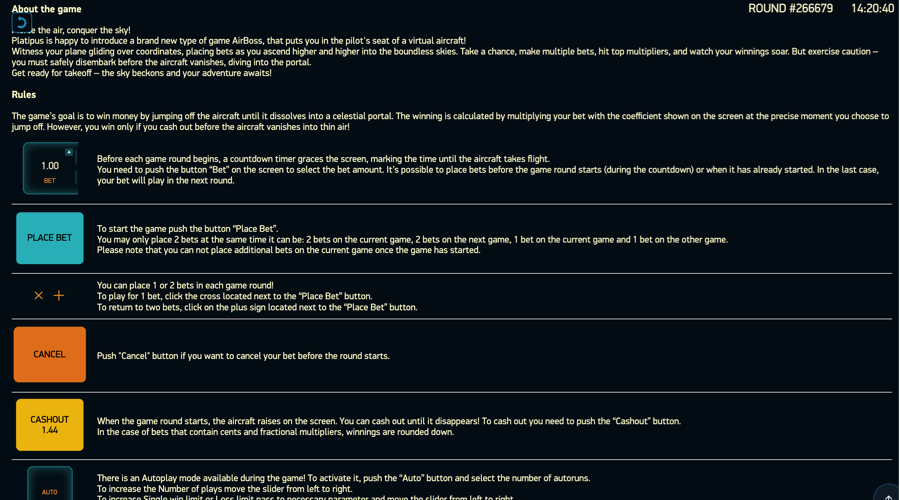 Air Boss game rules