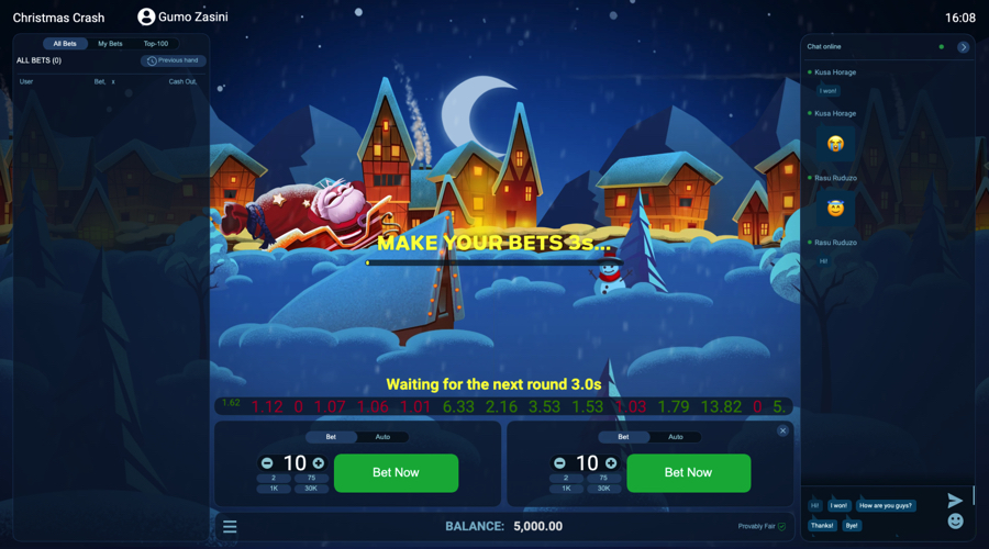 Christmas Crash by Evoplay